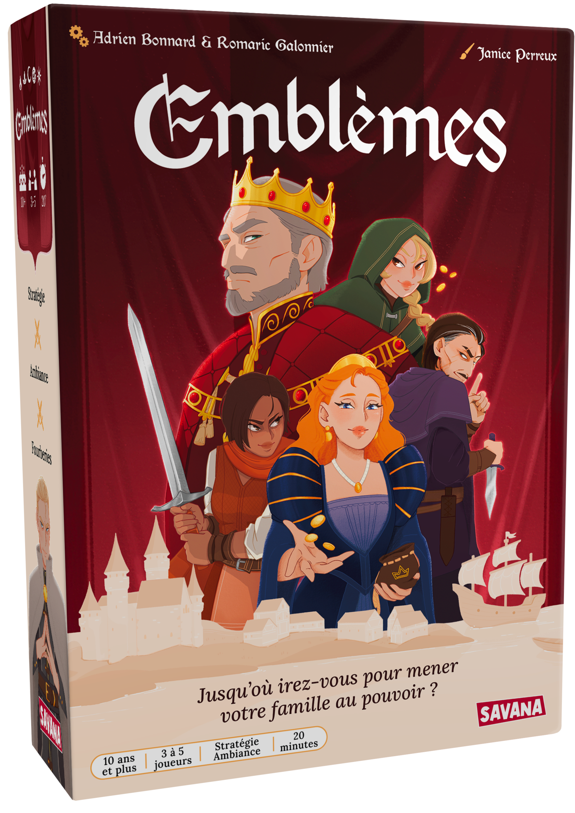 EMBLÈMES – LE JEU DE STRATÉGIES ET DE FOURBERIES